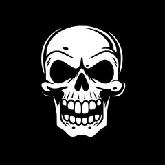 Obraz na płótnie Canvas Skull - High Quality Vector Logo - Vector illustration ideal for T-shirt graphic