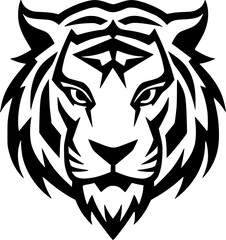 Fototapeta premium Tiger - Minimalist and Flat Logo - Vector illustration