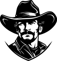 Western - High Quality Vector Logo - Vector illustration ideal for T-shirt graphic