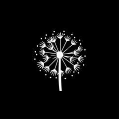 Dandelion - High Quality Vector Logo - Vector illustration ideal for T-shirt graphic