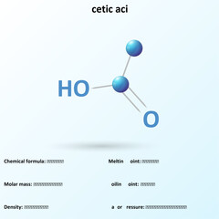Acetic acid (CH₃COOH) ethanoic acid, is an acidic, colourless liquid and organic compound