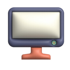 Monitor or Screen Computer Device 3D Design