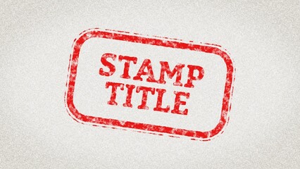 Slamming Stamp 'Rejected' on Paper Text Animation - obrazy, fototapety, plakaty