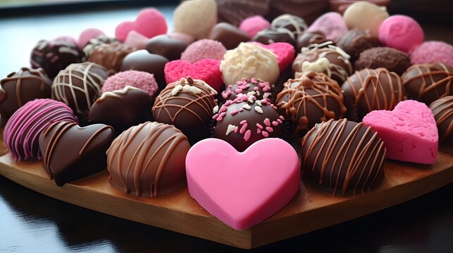picture of delicious and sweet chocolates perfect for valentines day