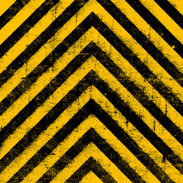 Grunge Yellow Warning Line Stripes  Background