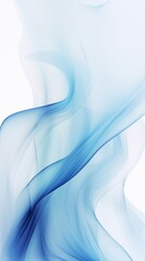 Abstract background with smooth lines waves in blue colors and white background