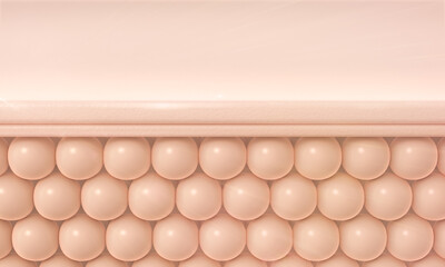 Layers of the skin's microstructure, cell structure layer, cosmetics solution concept. 3D rendering.