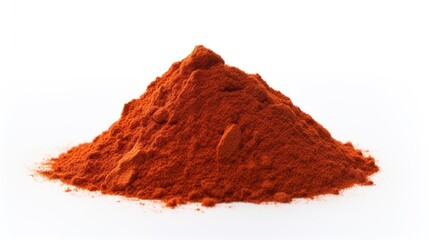 Smoked paprika isolated on white background