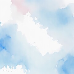 Blue Blush Watercolor Background