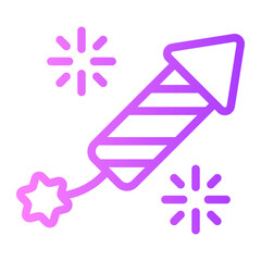 fireworks gradient icon