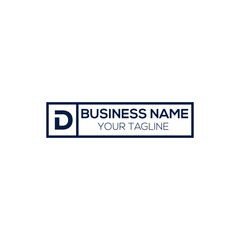 New D Business logo design Template