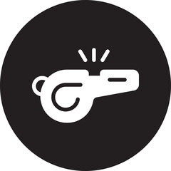 whistle gradient icon