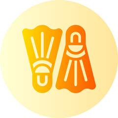 flippers gradient icon © ajat