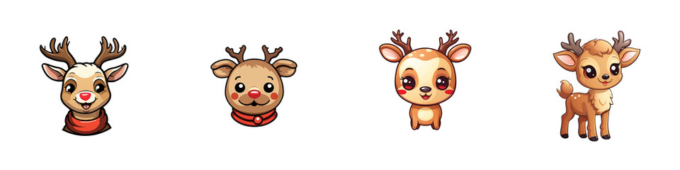 [SET] christmas character_rudolph / Generative AI