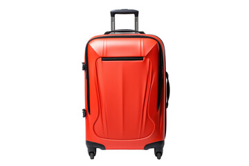 Travel Luggage Bag Ready for Adventure , transparent background, png 