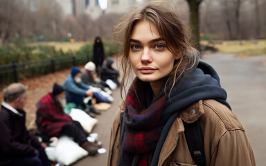 Homeless people in the capital Homeless people in New York Immigrants in America