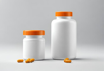 Medicine bottle, medicines, plastic medicine bottle for design and branding