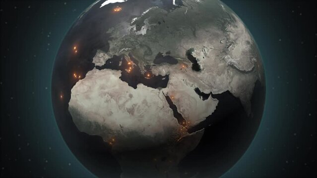 World map of a volcanic eruption is classified as one that meets at least one of the following criteria: caused fatalities, caused moderate damage, with a Volcanic Explosivity Index very high
