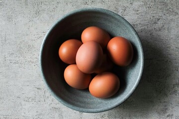 eggs in a bowl