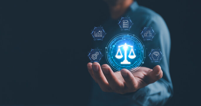 Business ethics and compliance concept, ai ethics Ethical investment, sustainable development. Business integrity and moral. The effective compliance and ethics culture in workplace.