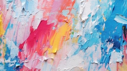 Vibrant Abstractions. Colorful Modern Art on Canvas
