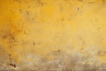 Yellow background on cement floor texture