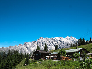 Zachhofalm vor Hochk&ouml;nigmassiv