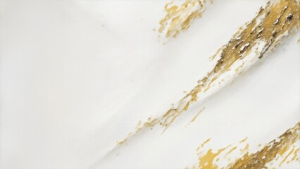 Abstract rough White and gold brushstroke texture