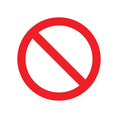 stop sign icon on white background