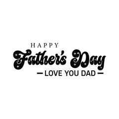 Fathers Day. Typographic card.Lettering in heart shape,frame.Vector Design,background.Holiday handwriting text