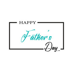 Happy father's Day. Text and bow tie. Vector illustration