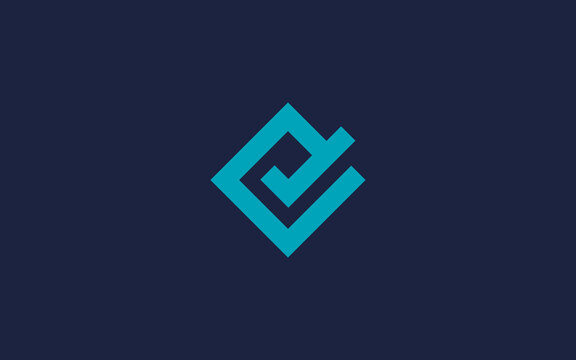 letter e with check logo icon design vector design template inspiration