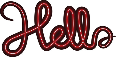 gradient color hello, Hello. Lettering for banner, poster and sticker concept with text Hello. Bright vector Hello on white background. Calligraphic simple logo for banner, poster, web