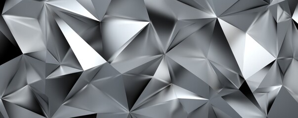 Vector abstract silver, triangles background