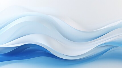 A blue and white background with wavy lines