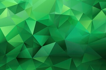 Vector abstract green, triangles background