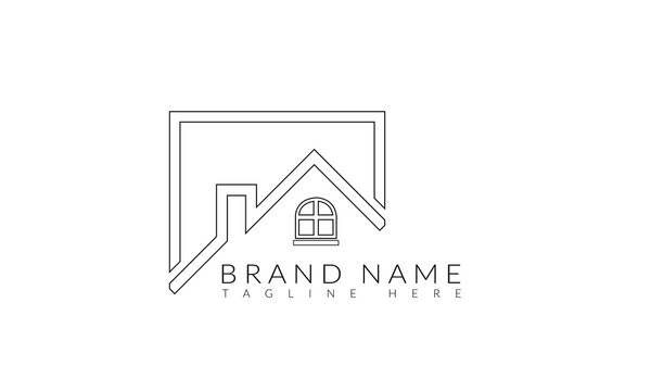 Home real estate logo & House icon In Vector