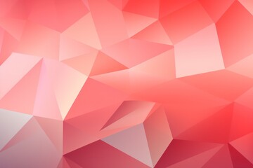 Vector abstract coral pink, triangles background