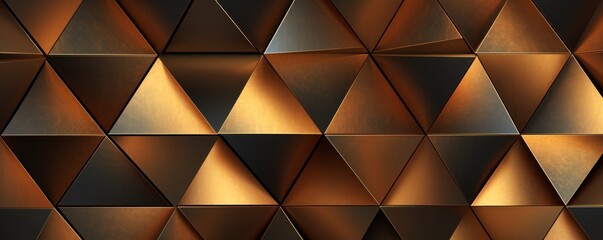 Vector abstract brass, triangles background