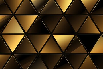 Vector abstract brass, triangles background