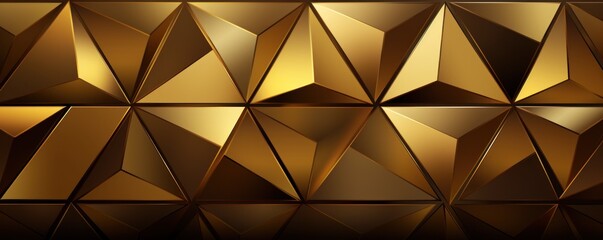 Vector abstract brass, triangles background