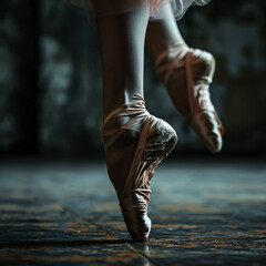 a dancers feet