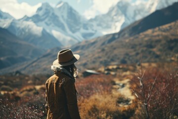 A travel blogger exploring remote destinations and sharing experiences