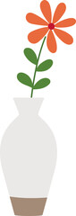 flower vase vector