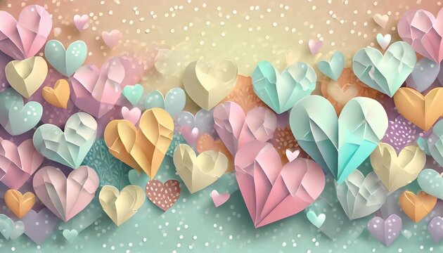 Paper Hearts for San Valentine