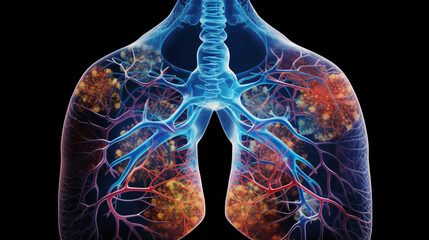 Hologram lung Pain in the lungs from polygons