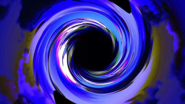 Tourbillon Cosmique : Exploration Abstraite de l'Espace Circulaire