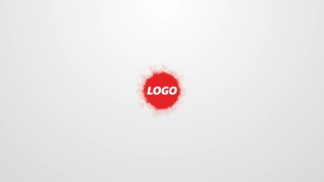 Simple Corporate Ink Splatter Logo Reveal