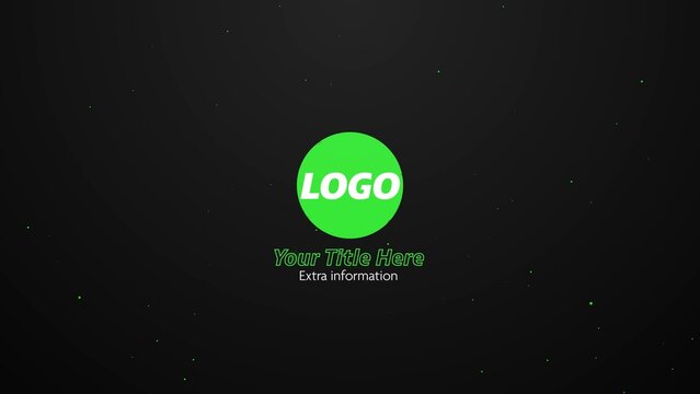Clean Ink Splatter Drop Logo Reveal
