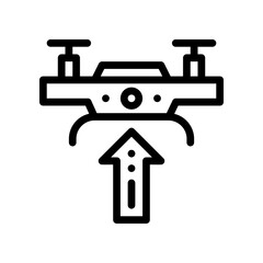 drone line icon